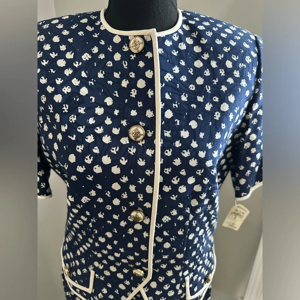 🛎️VINTAGE Neiman Marcus Pencil Skirt Two Piece Suit (Sz 6) Original Tag 🛎️ - Picture 12 of 15